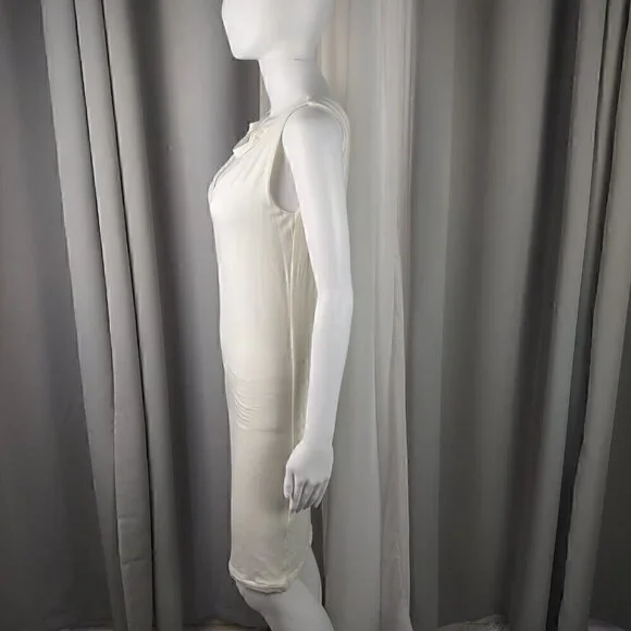 Sexy Mama Maternity Off White Dress Size 2 (NWT) - Picture 5 of 10